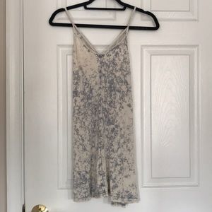 American Eagle petite acid wash dress